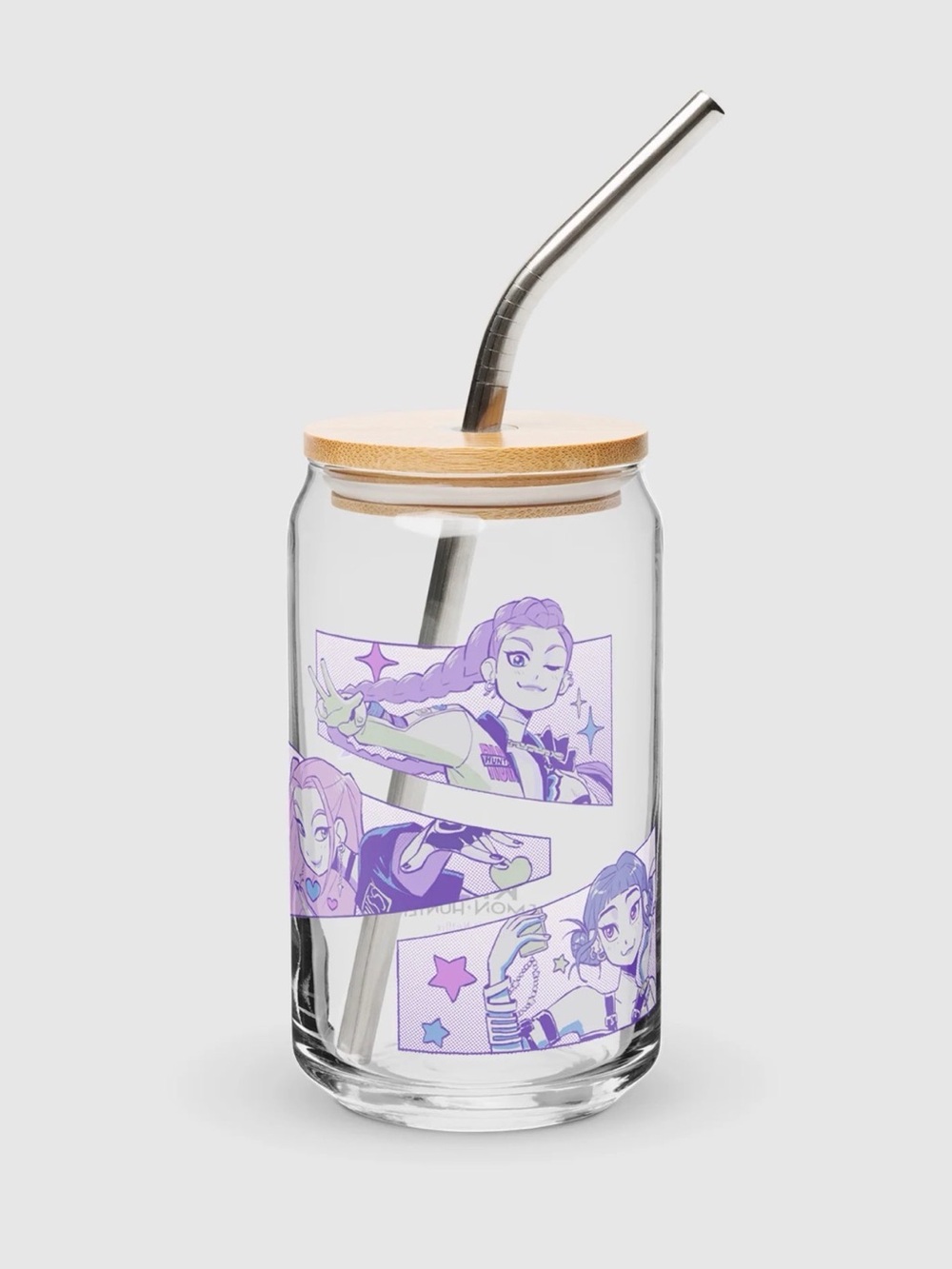 K-Pop Demon Hunters Jar Tumbler with Straw